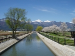 Jikkasegi (aqueduct) and the Japan Alps